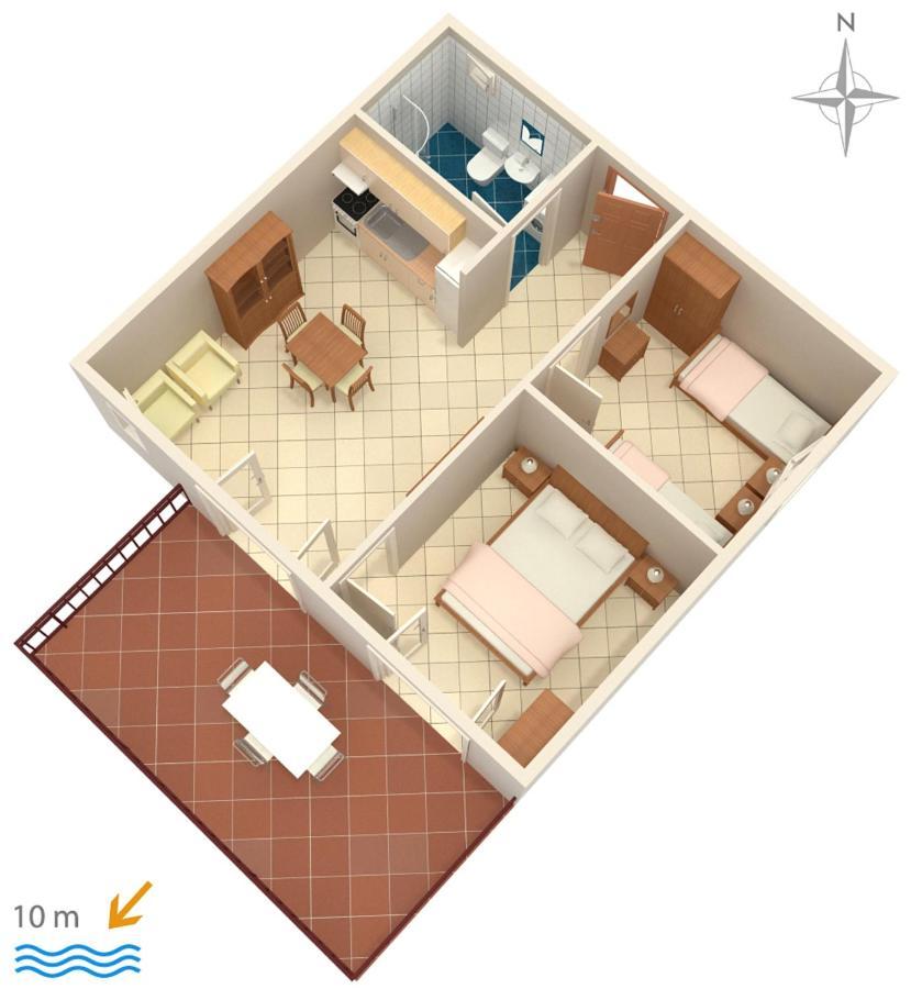 Family Friendly Seaside Apartments Rogoznica - 2010 מראה חיצוני תמונה